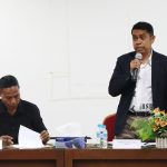 General Coordinator of the Office of Coordinating Minister for Economic Affairs (CMEA or MKAE in Tetum) meets with the institutional structure of Dili Convention Center (DCC, or CCD in Tetum).