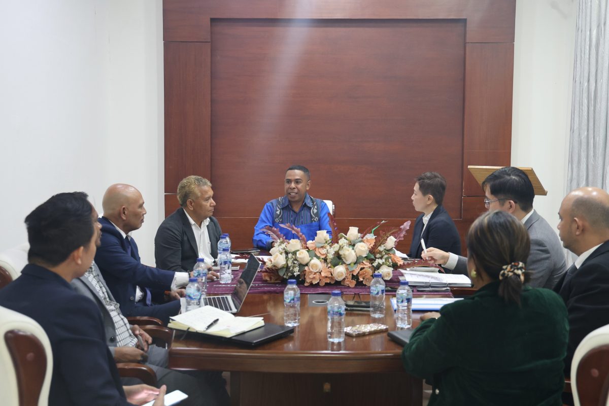 MKAE Simu Vizita Kortezia husi Delegasaun Komérsiu no Ekonomia Hong Kong