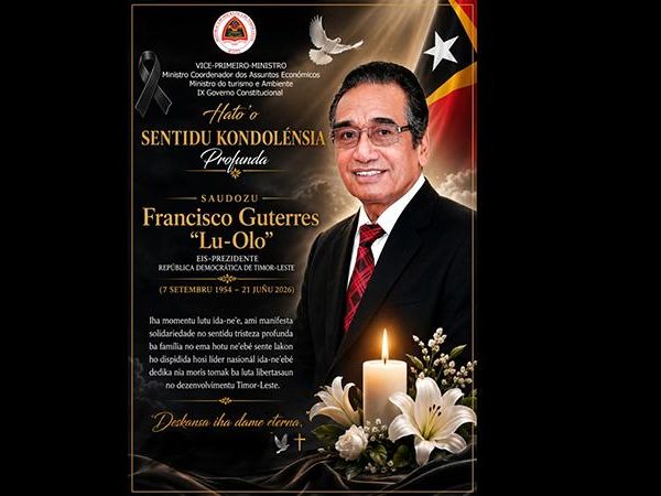 SENTIDU KONDOLÊNSIA PROFUNDA BA EIS PREZIDENTE REPÚBLIKA SAUDOZU Dr. FRANCISCO&hellip;